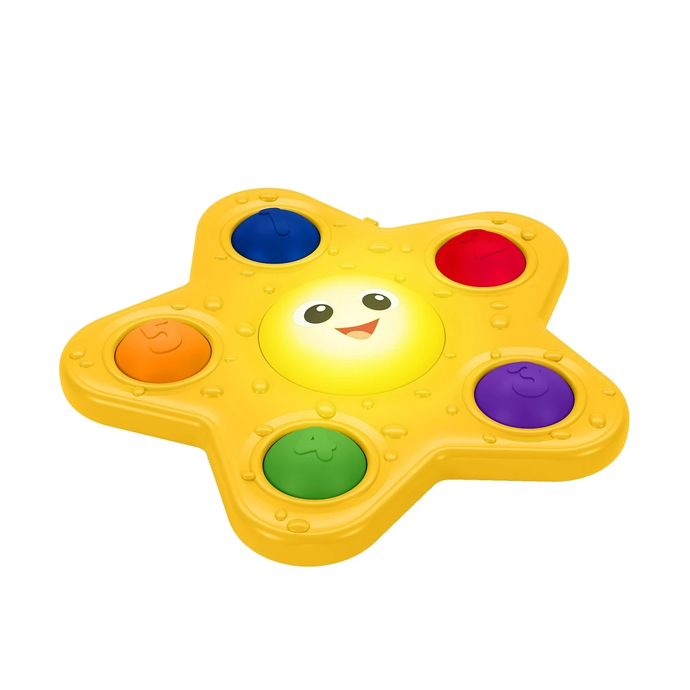 Pop & Glow Starfish™ Suction Cup Toy