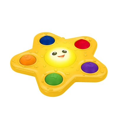 Pop & Glow Starfish™ Suction Cup Toy
