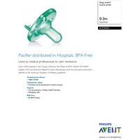 Avent Soothie Pacifier 0-3m, Green , 2 pack, SCF190/01