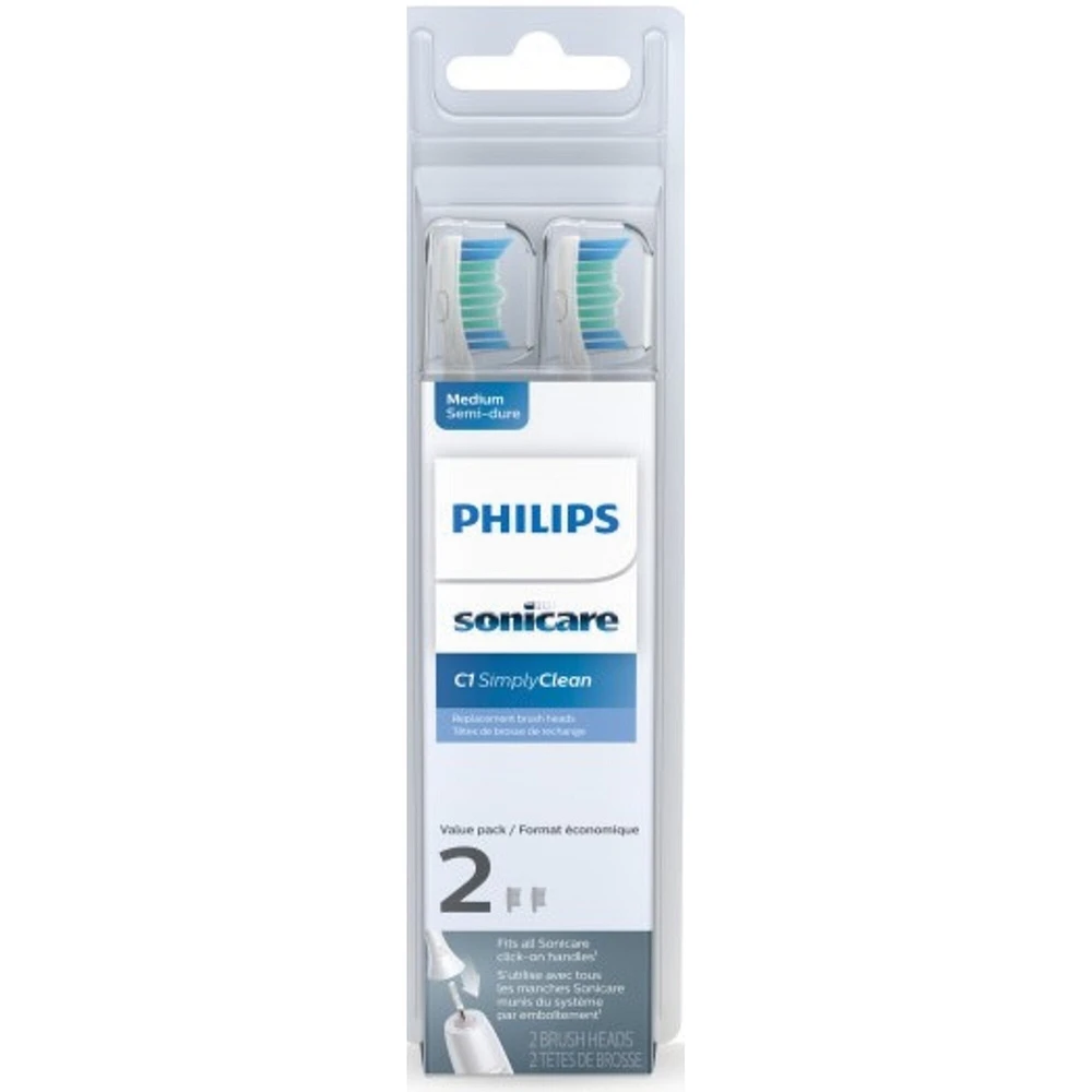 Sonicare SimplyClean C1 2pk, HX6012/04