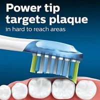 Têtes de brosse de rechange pour contrôle de la plaque Philips Sonicare Premium avec puce RFID, blanc, emballage de 2, HX9042/65