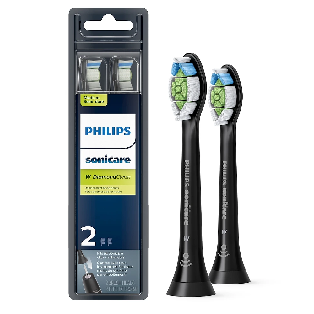DiamondClean Replacement Brush Heads, 2 Pack