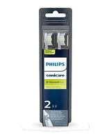 Têtes de brosse de rechange Philips Sonicare DiamondClean, blanc, emballage de 2, HX6062/92