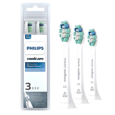 Optimal Plaque Control Replacement Brush Heads, 3 pack, HX9023/92