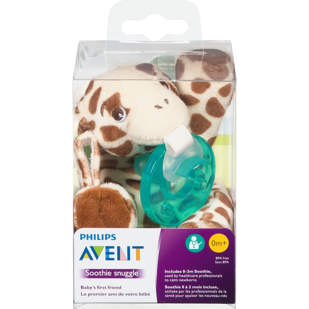 Avent Soothie snuggle, 0m+, giraffe, SCF347/01
