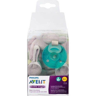 Avent Soothie snuggle, 0m+, elephant, SCF347/03