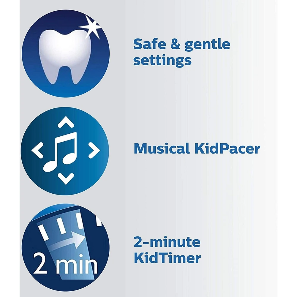 Sonicare For Kids Pink Electric Rechargeable Toothbrush - HX6351/41