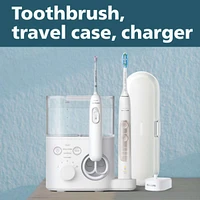 Power Flosser 7000 + système ExpertClean, irrigateur buccal, blanc, HX3921/40CN