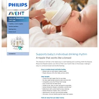 Natural Baby Bottle Newborn Baby Gift Set, SCD838/02