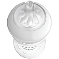 Natural Baby Bottle With Natural Response Nipple, Clear, 4oz, 2 pack, SCY900/02