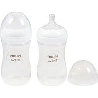 Biberon Philips Avent Natural avec tétine Natural Response, Transparent, 9 oz, 1 paquet, SCY903 / 01