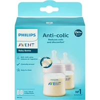 Avent Anti-colic Baby Bottle, 4oz, 2 pack, SCY100/01