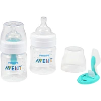 Avent Anti-colic Baby Bottle with AirFree Vent, 4oz, 1 pack, SCY701/01