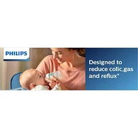 Avent Anti-colic Baby Bottle with AirFree Vent 4oz, 3 pack, SCY701/03