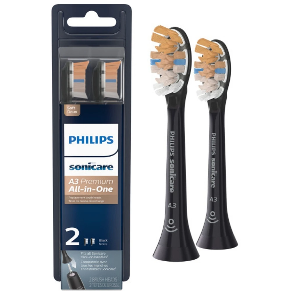 Premium All-in-One Black Brush Sync™Brush Heads