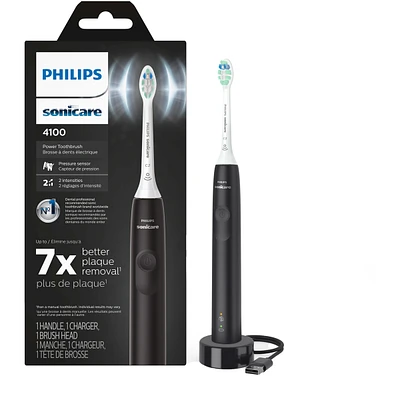 4100 Power Toothbrush, Rechargeable Electric Toothbrush with Pressure Sensor