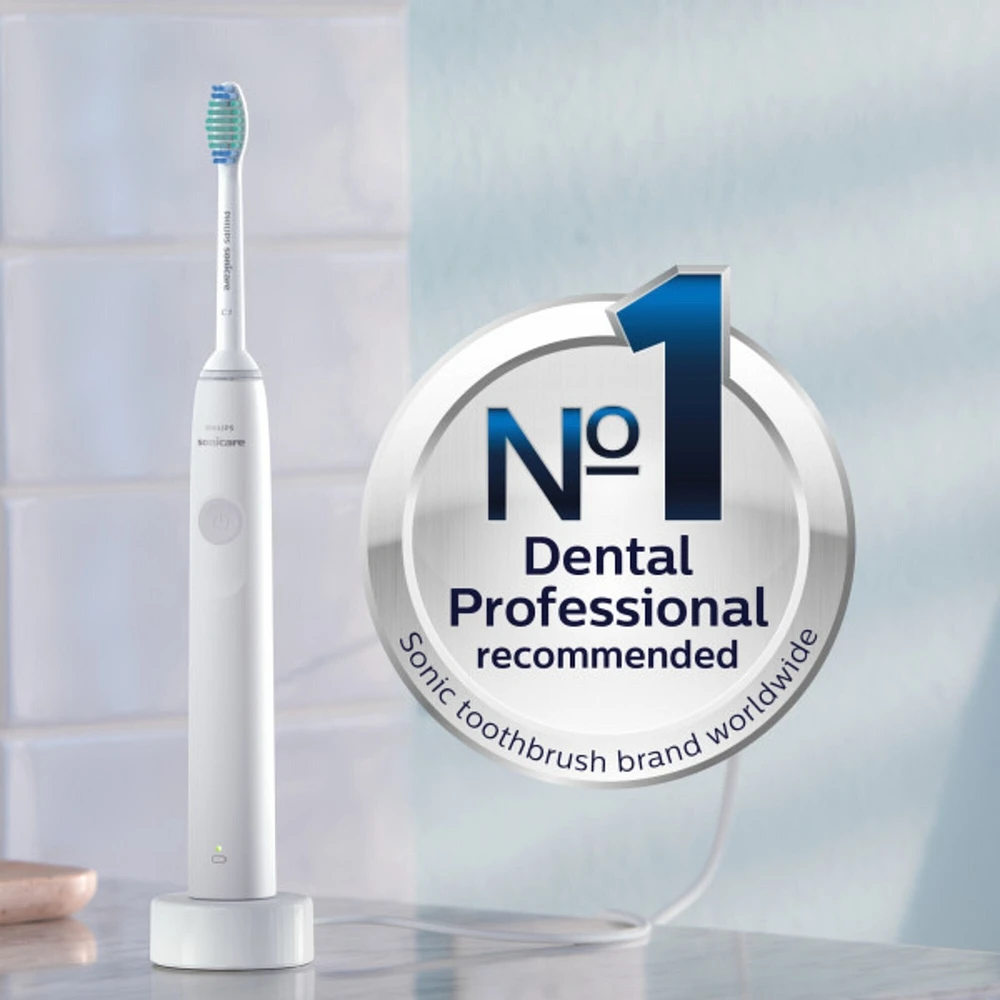Sonicare 1300 Power Toothbrush, White Grey, HX3642/02
