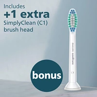 Sonicare 1300 Power Toothbrush, White Grey, HX3642/02