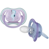 Ultra Air Pacifier 6-18m, puffer fish / sea horse, SCF085/61
