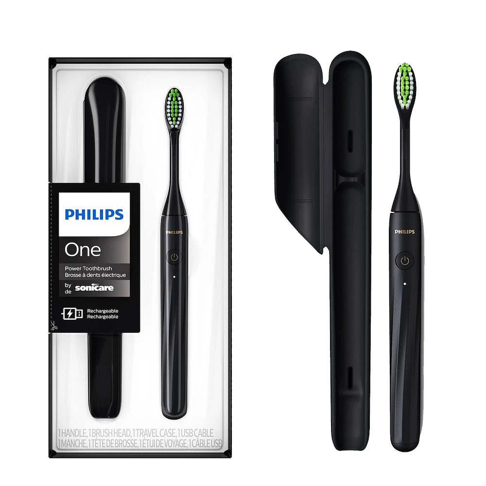 Philips One by Sonicare Rechargeable Toothbrush, Champagne, HY1200/05