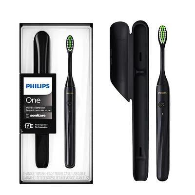 Philips One by Sonicare Rechargeable Toothbrush, Champagne, HY1200/05
