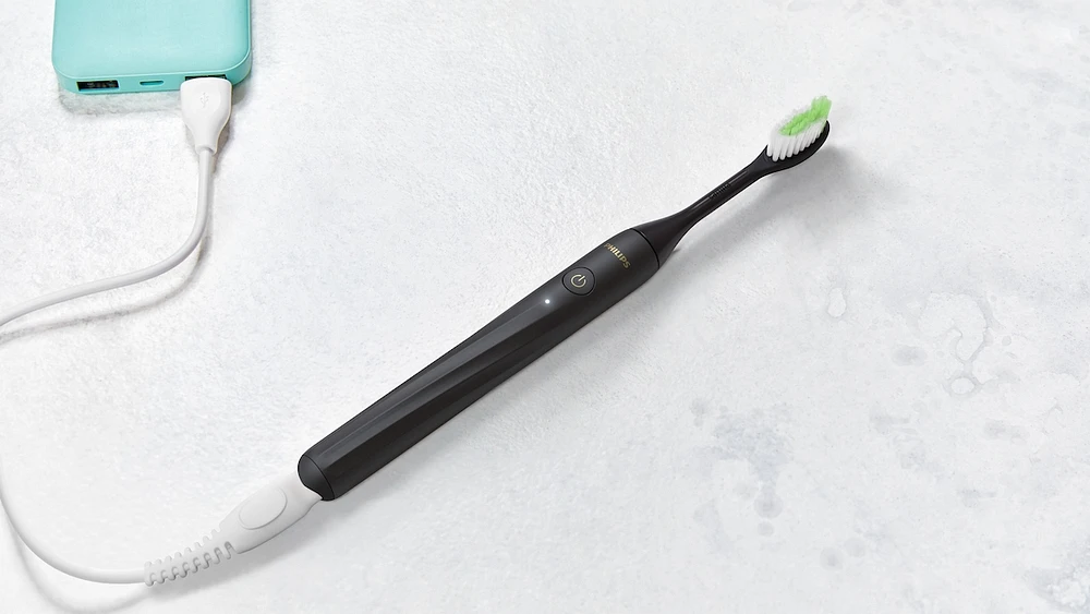 Philips One by Sonicare Rechargeable Toothbrush, Champagne, HY1200/05