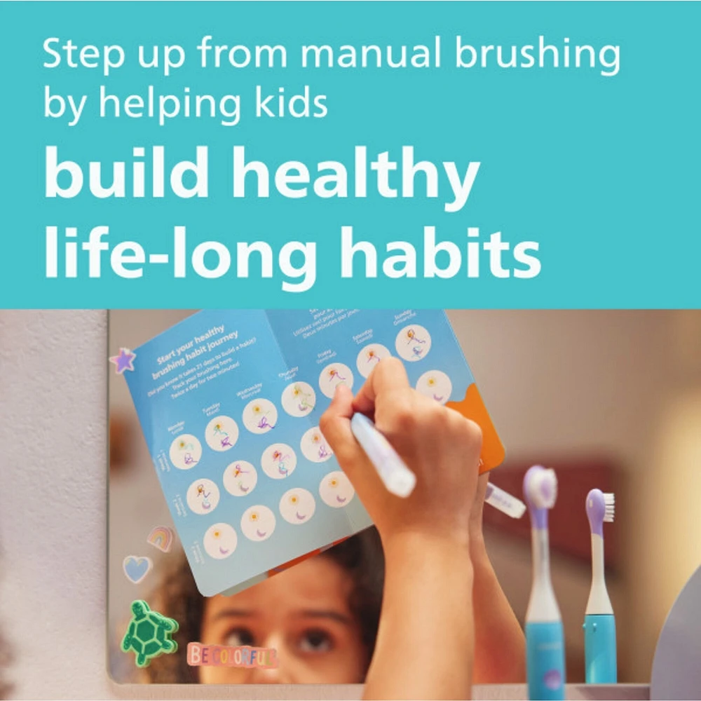 Philips One for Kids by Sonicare Battery Toothbrush, Blue, HY1130/02