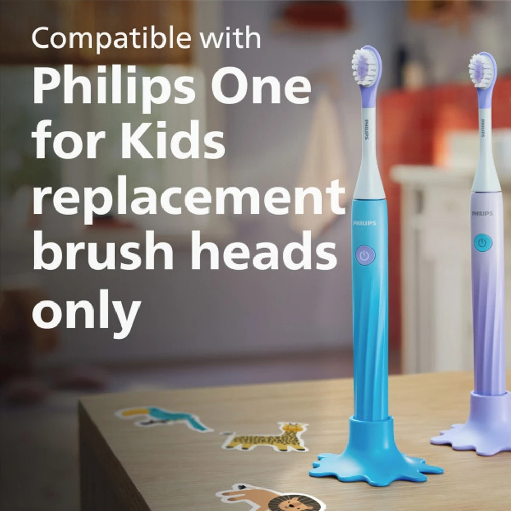 Philips One for Kids by Sonicare Battery Toothbrush, Blue, HY1130/02