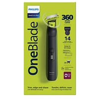 OneBlade 360 Face & Body Pro, 14-length settings, QP6542/15