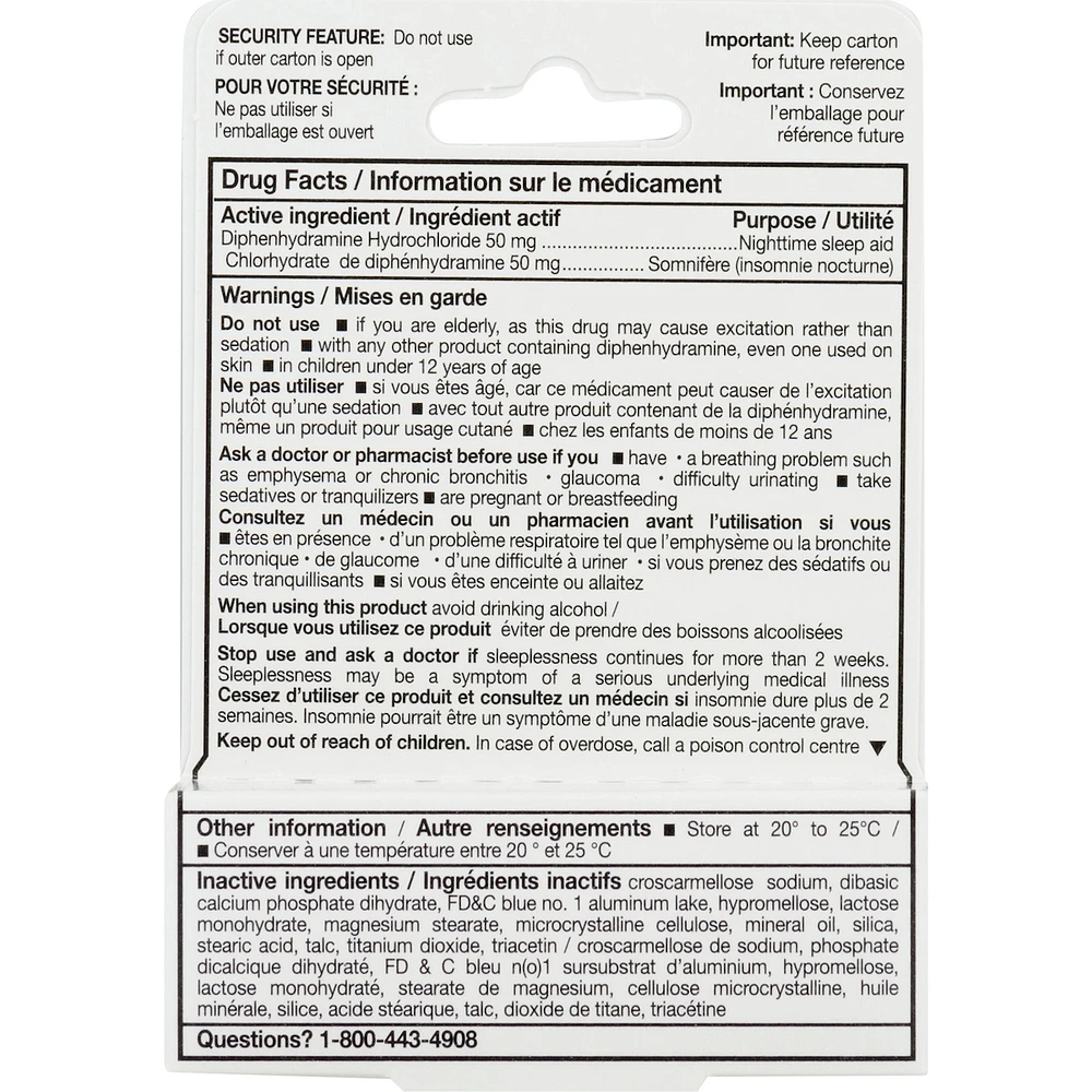 Sleep-eze Extra Strength Minis Coated Tablets