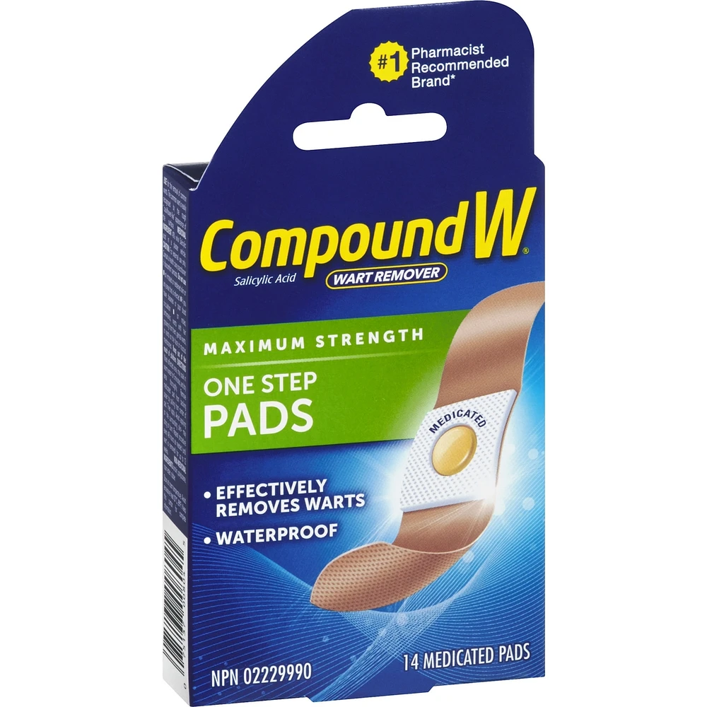 Compound W Maximum Strength One Step Pads
