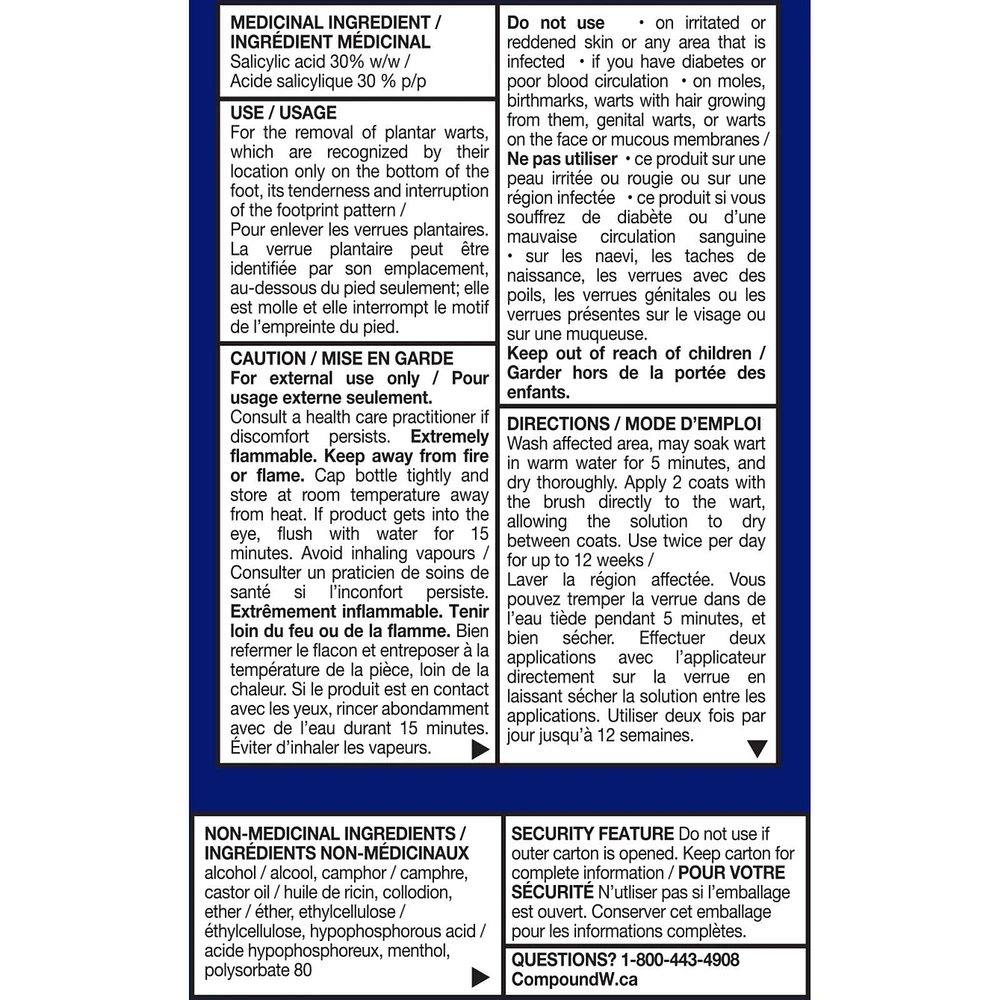 Compound W Wart Remover Maximum Strength Liquid