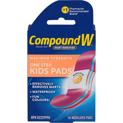 Compound W Maximum Strength One Step Kids Pads