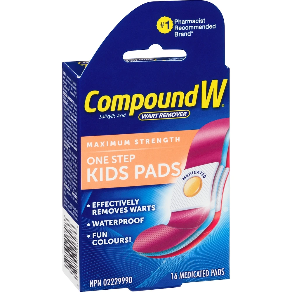 Compound W Maximum Strength One Step Kids Pads