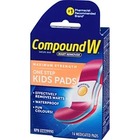 Compound W Maximum Strength One Step Kids Pads