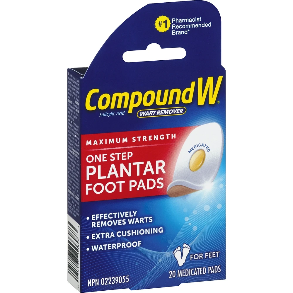 Compound W Maximum Strength One Step Plantar Foot Pads
