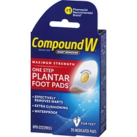 Compound W Maximum Strength One Step Plantar Foot Pads