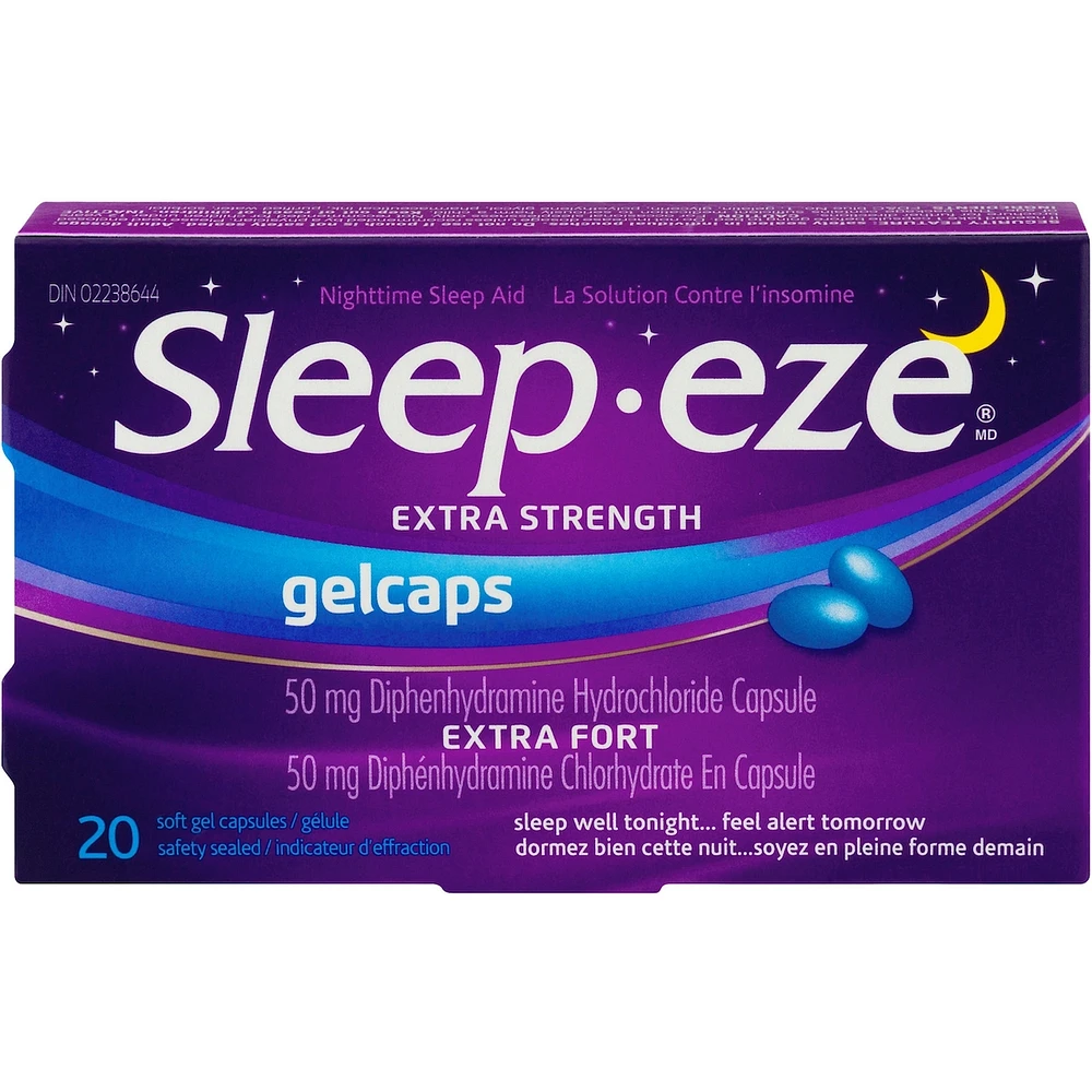 Sleep-eze Extra Strength Gelcaps Nighttime Sleep Aid