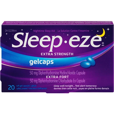 Sleep-eze Extra Strength Gelcaps Nighttime Sleep Aid