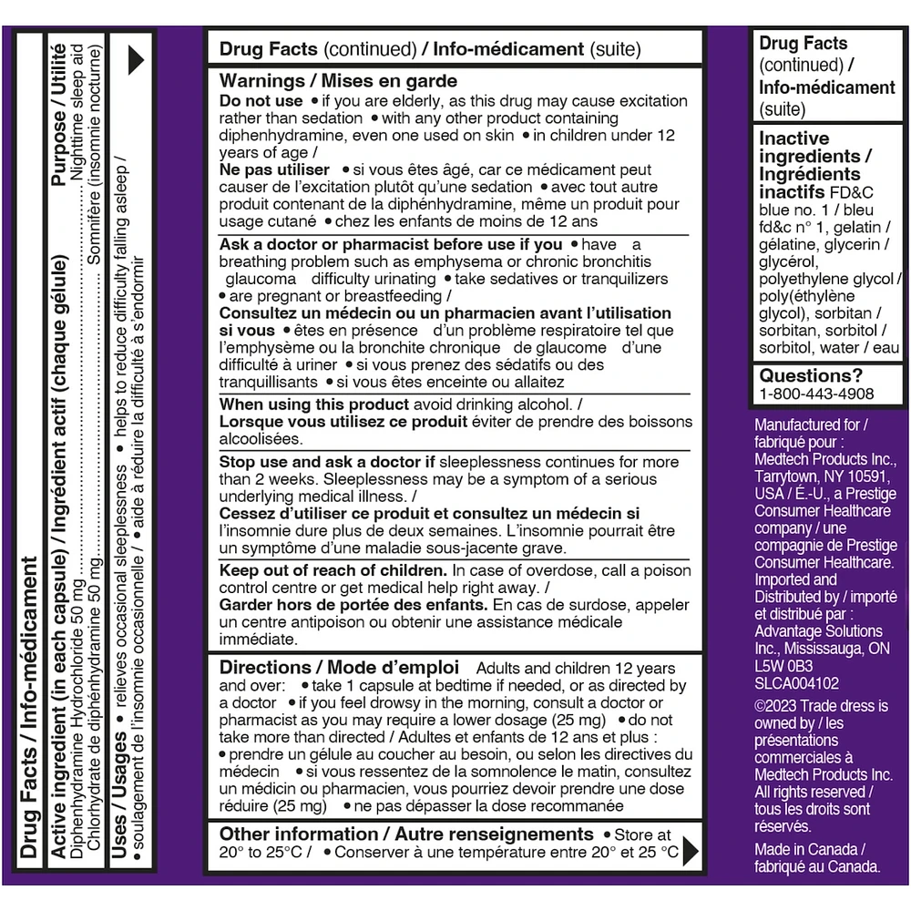 Sleep-eze Extra Strength Gelcaps Nighttime Sleep Aid
