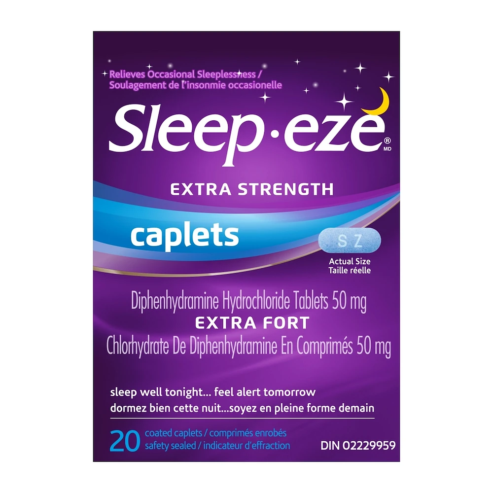 Sleep-eze Extra Fort La Solution Contre L'insomine Comprimes-Capsules Enrobes