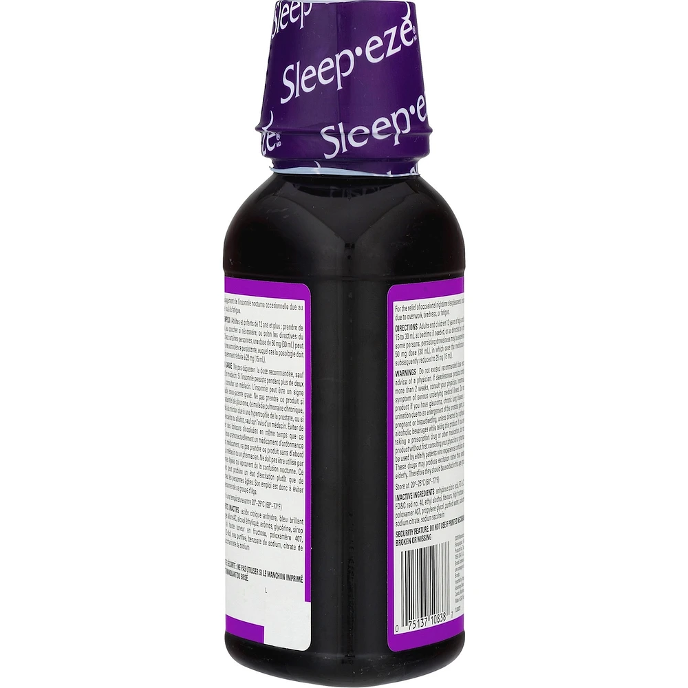 Sleep-eze Eze-Liquid Nighttime Sleep Aid