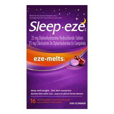 Sleep-eze Eze-Melts Comprimes A Dissoudre