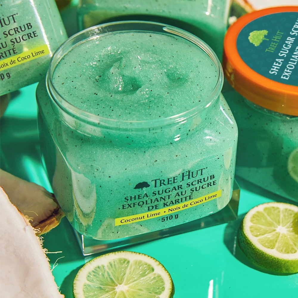 Coconut Lime Shea Sugar Scrub