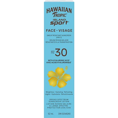 Hawaiian Tropic® Island Sport® FACE Sunscreen Spritz SPF 30
