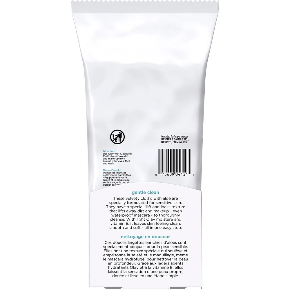Cleanse Gentle Facial Cloths, Fragrance-Free