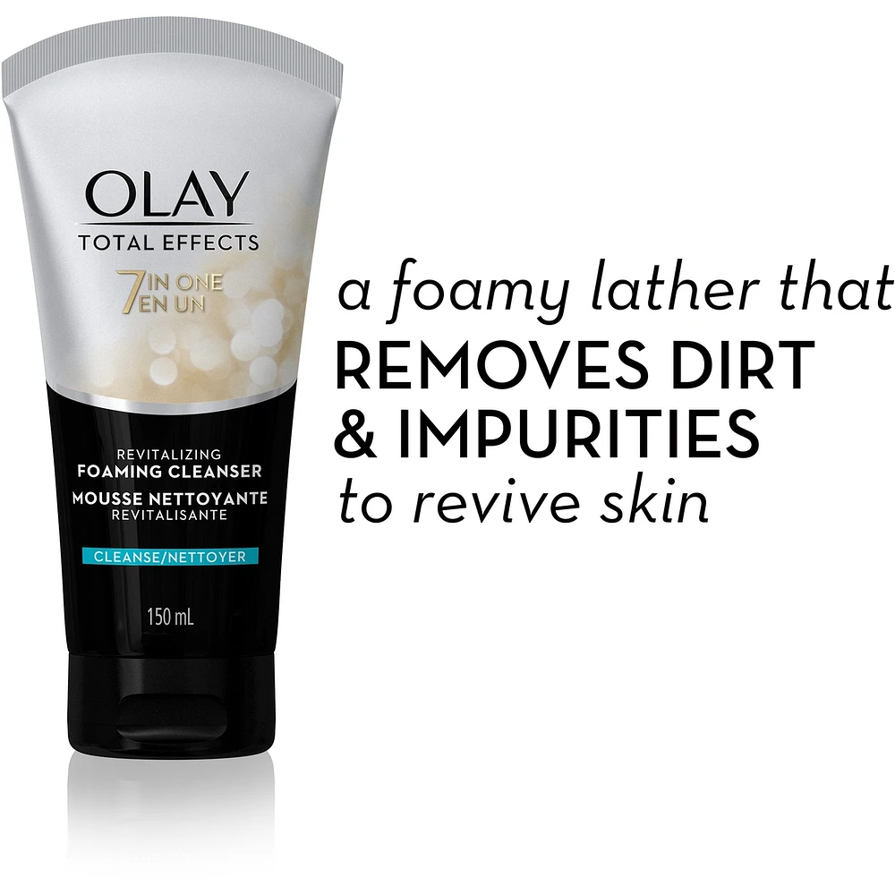 Total Effects Revitalizing Foaming Facial Cleanser