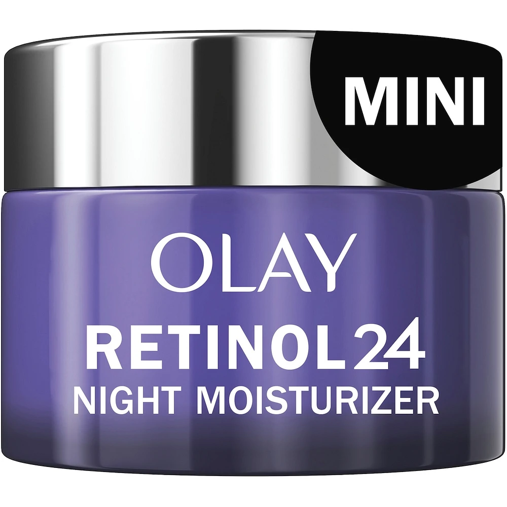 Retinol 24 Mini, Smooth – Renew – Hydrate Night Face Moisturizer, Fragrance-Free, Trial Size