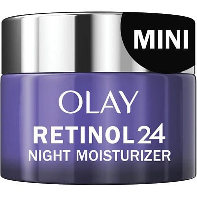 Retinol 24 Mini, Smooth – Renew – Hydrate Night Face Moisturizer, Fragrance-Free, Trial Size