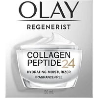 Olay Regenerist Collagen Peptide 24 Face Moisturizer, Fragrance-Free, 50 mL